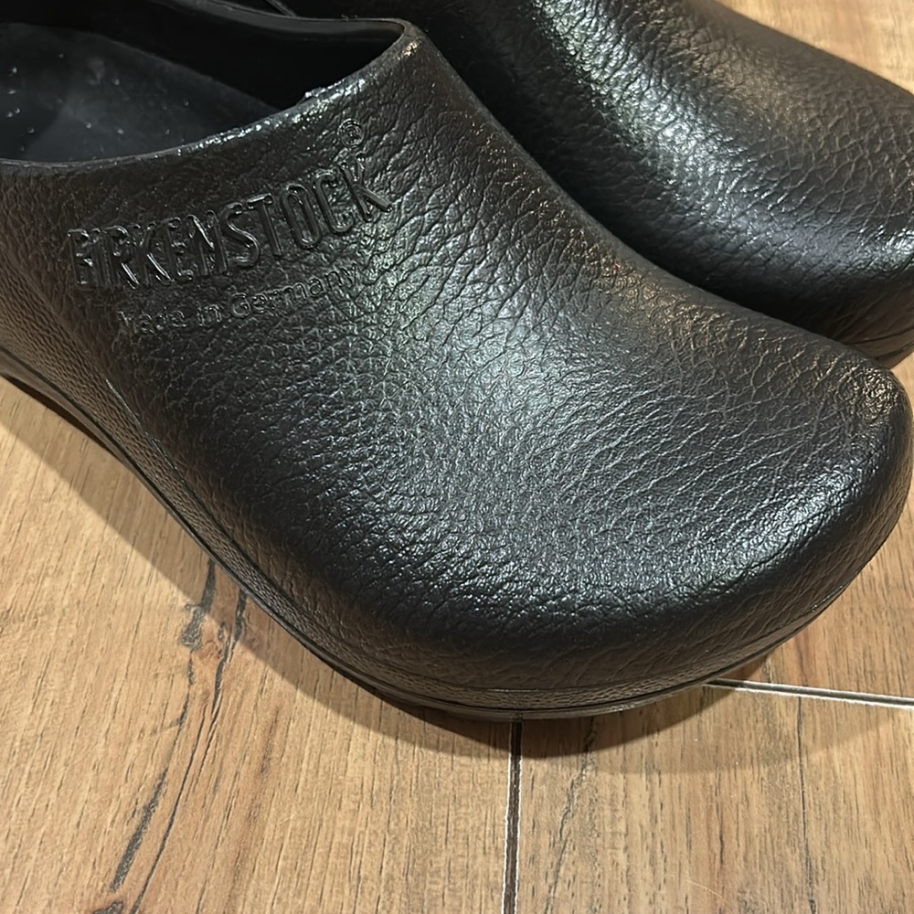 Birkenstock Profi-Birki Size 39 Black Professional Clogs - Picture 3 of 9